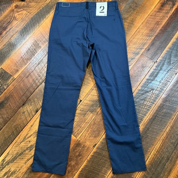 rag & bone Fit 2 Flyweight Chino Pants Dark Navy Slim Fit Men’s Size 34 NWT - Picture 4 of 14
